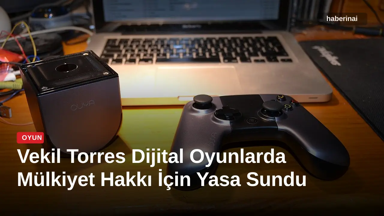 Vekil Torres Dijital Oyunlarda Mülkiyet Hakkı İçin Yasa Sundu