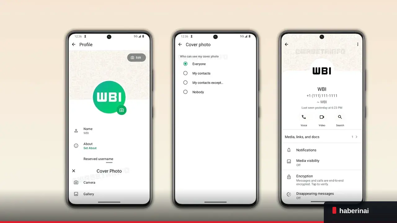 WhatsApp Android Beta Kapak Fotoğrafı Özelliği Kullanıma Açıldı