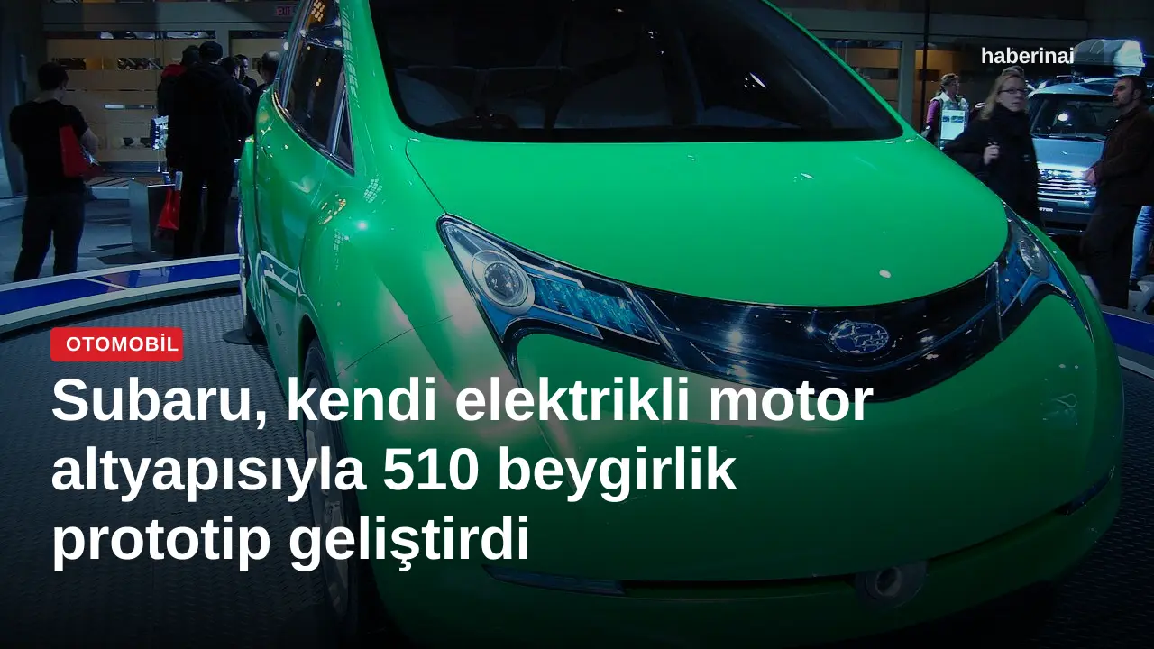 Subaru, kendi elektrikli motor altyapısıyla 510 beygirlik prototip geliştirdi