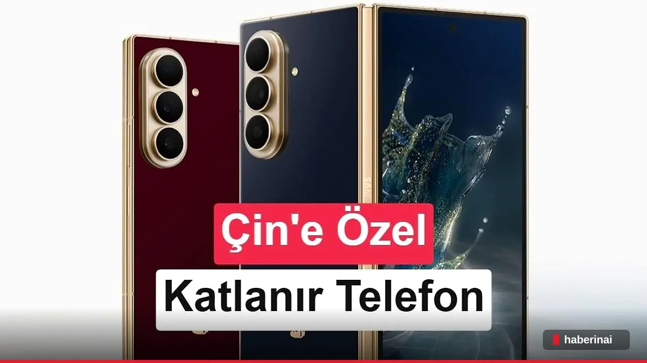 Samsung, Çin pazarı için lüks katlanabilir modeli W27'yi satışa çıkardı