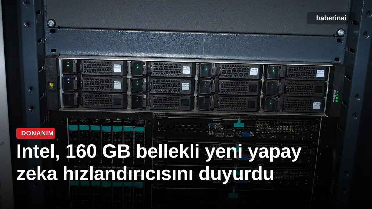 Intel, 160 GB bellekli yeni yapay zeka hızlandırıcısını duyurdu