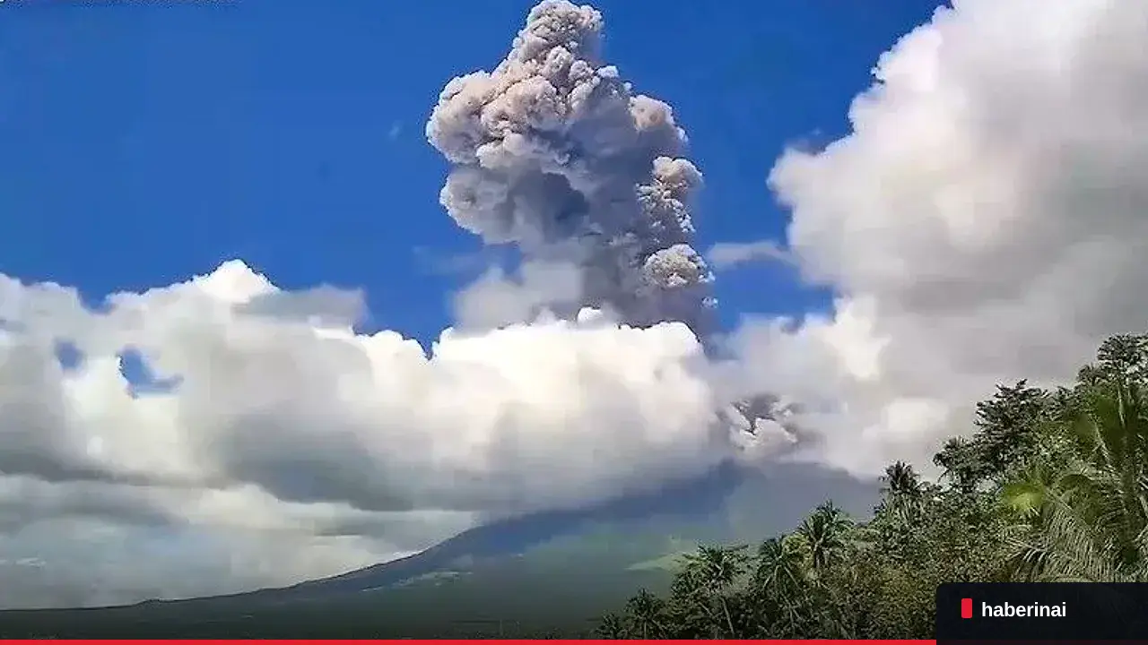 Mayon Yanardağı’nda 3 Bin Metre Kül Bulutu Patlaması Gerçekleşti