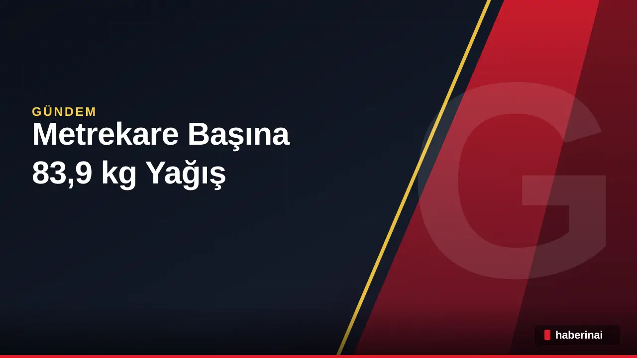 İstanbul’da Metrekare Başına 83,9 kg Yağış Kayıt Oluşturdu