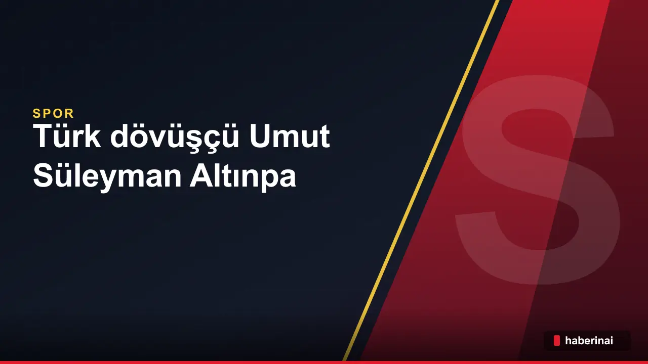 Türk dövüşçü Umut Süleyman Altınpa rakibini ilk rauntta alt etti