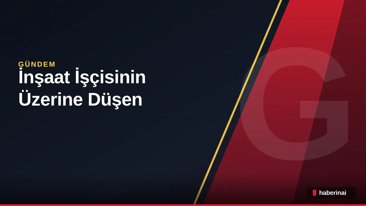 Kastamonu Araç'ta İnşaat İşçisinin Üzerine Düşen Demir Hayatını Alttı