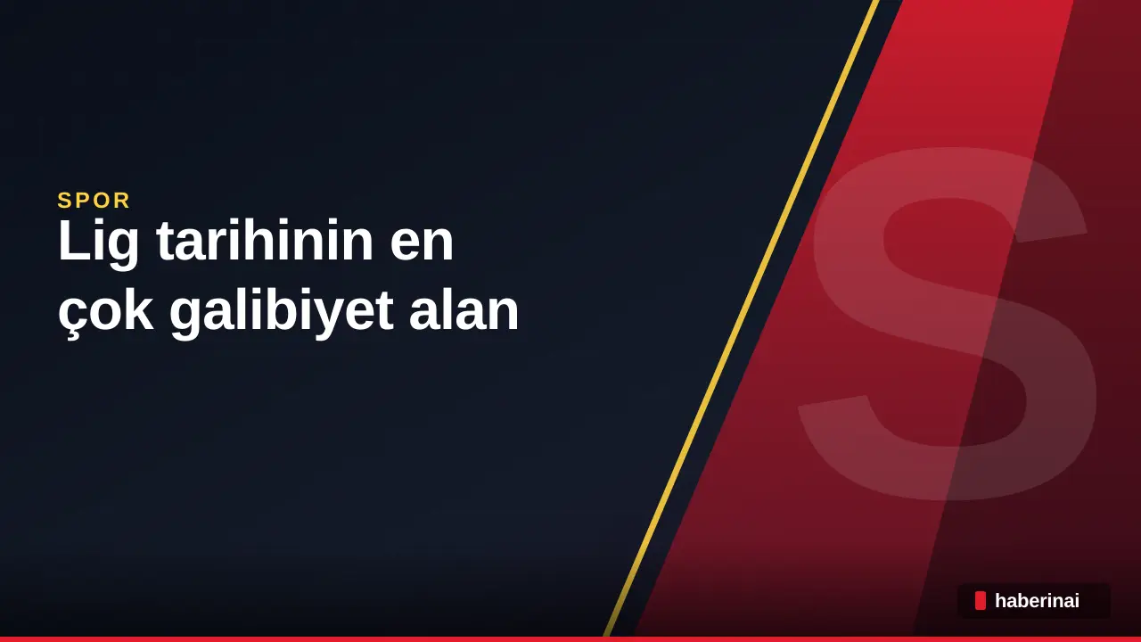Galatasaray lig tarihinin en çok galibiyet alan takımı oldu